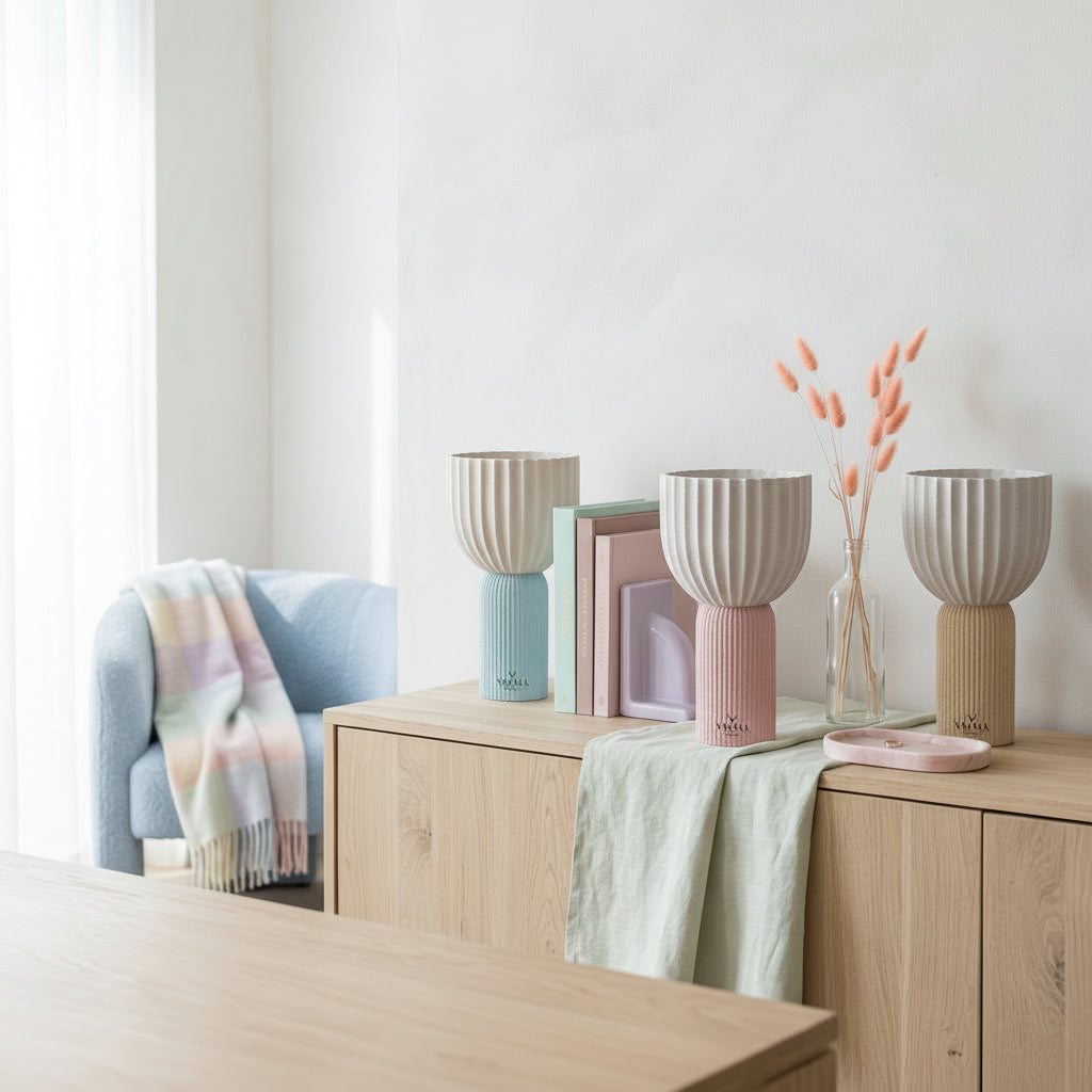 Lámpara de Mesa Akari — vista lateral