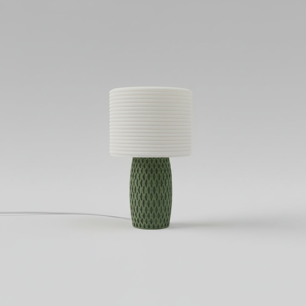 Lámpara de Mesa Yoake — detalle de la textura