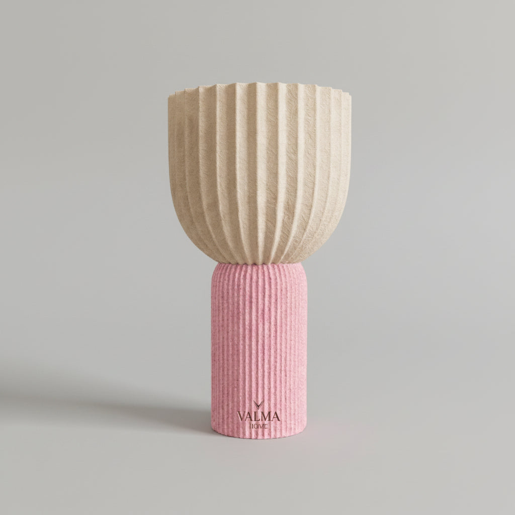 Lámpara de Mesa Akari — detalle de la textura