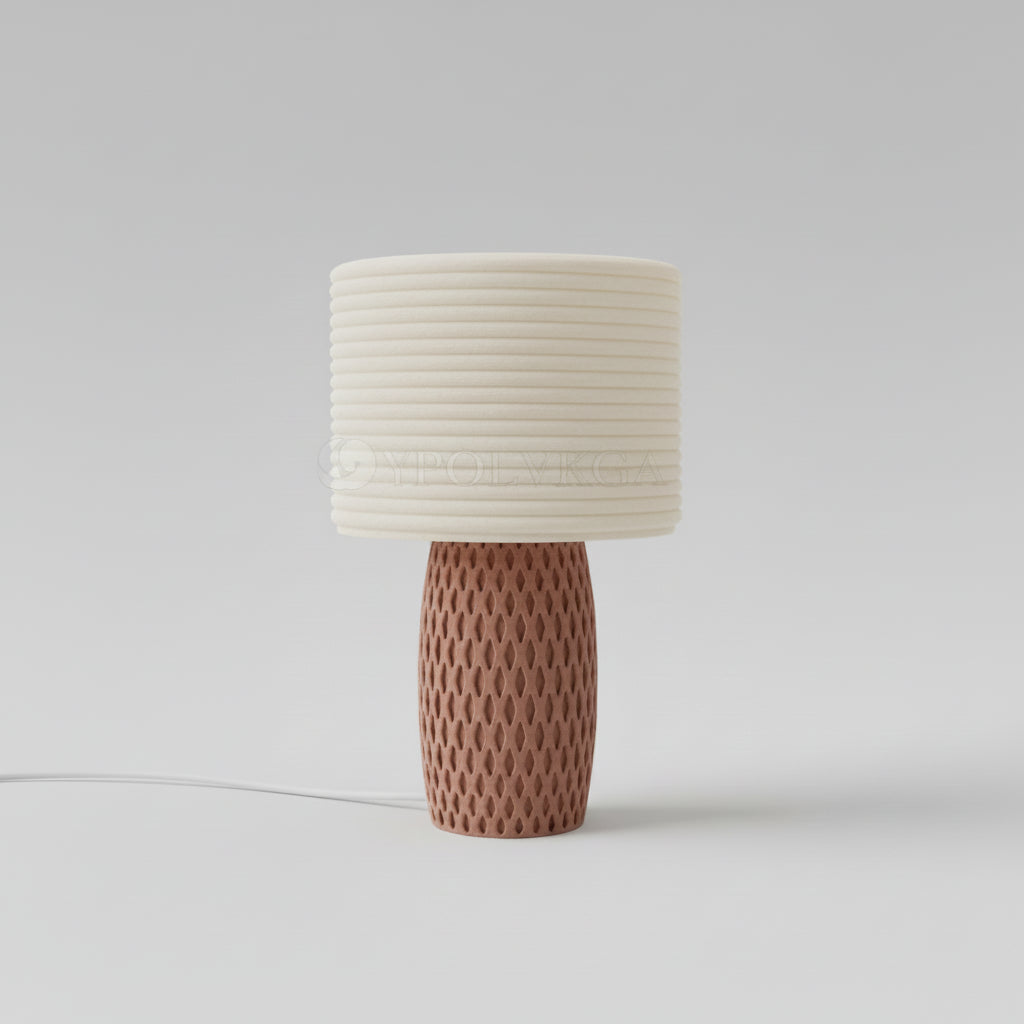 Lámpara de Mesa Yoake — encendida con luz cálida