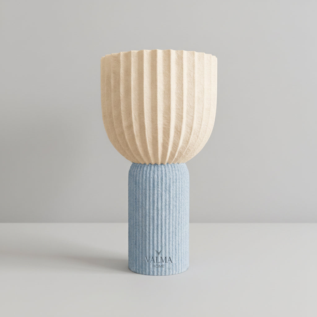 Lámpara de Mesa Akari — detalle de la textura