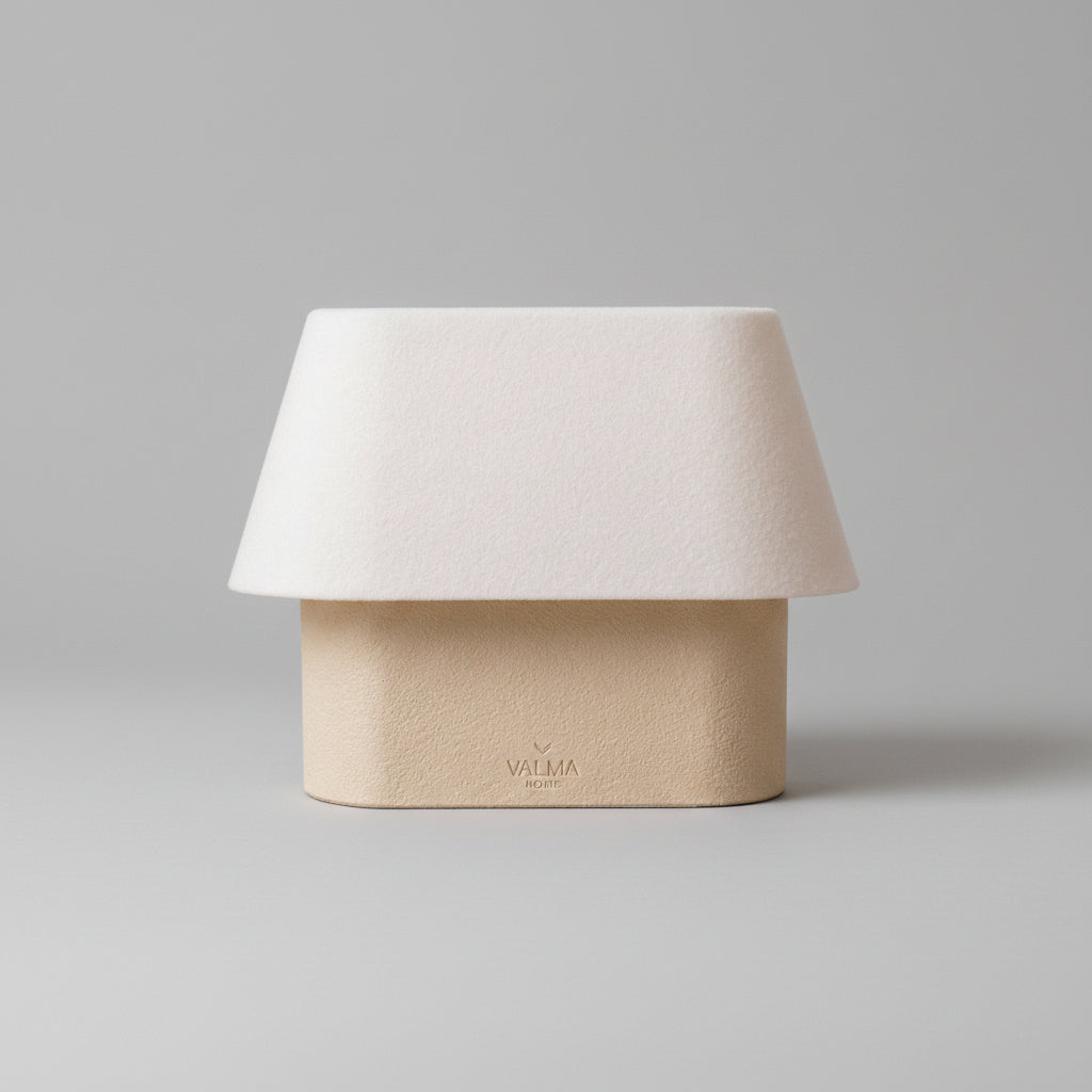 Lámpara de Mesa Hikari — detalle de la textura