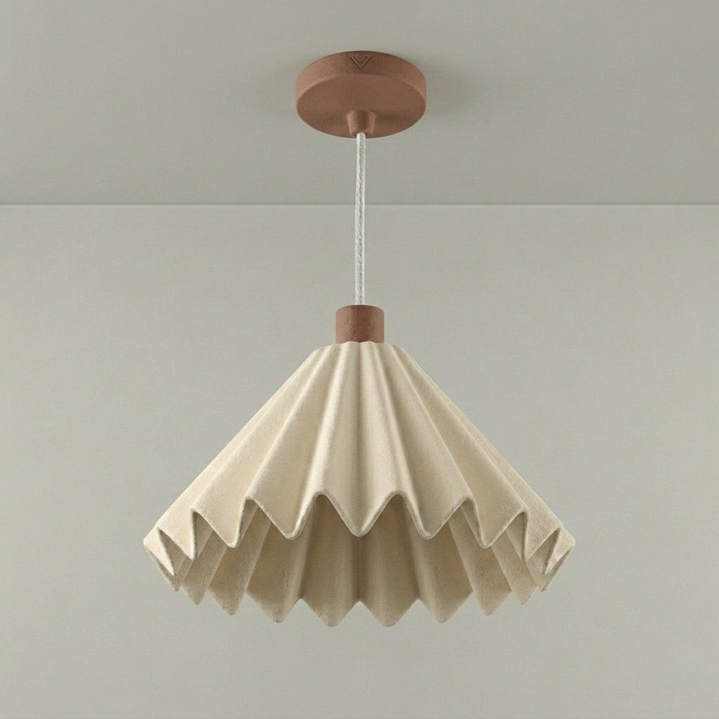 Zanshi Lámpara de Techo — iluminada en un salón