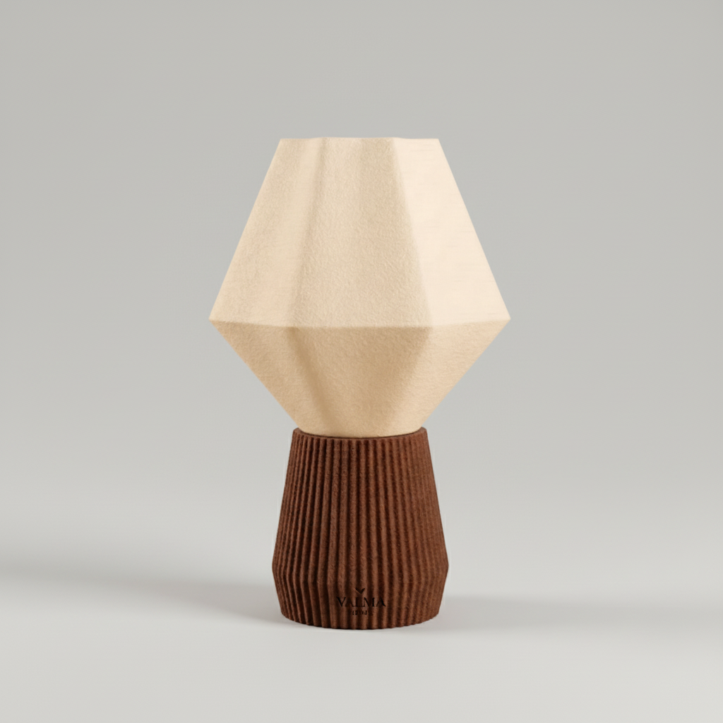 Lámpara de Mesa Oboro — detalle de la textura