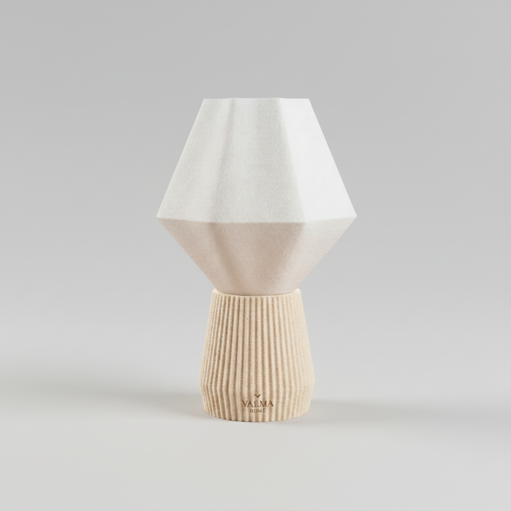 Lámpara de Mesa Oboro — detalle de la textura