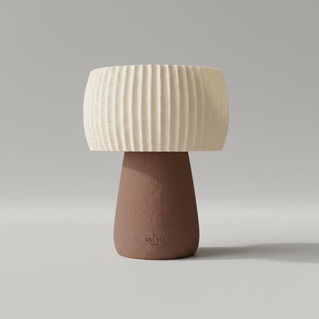 Lámpara de Mesa Nikkō — detalle de la textura