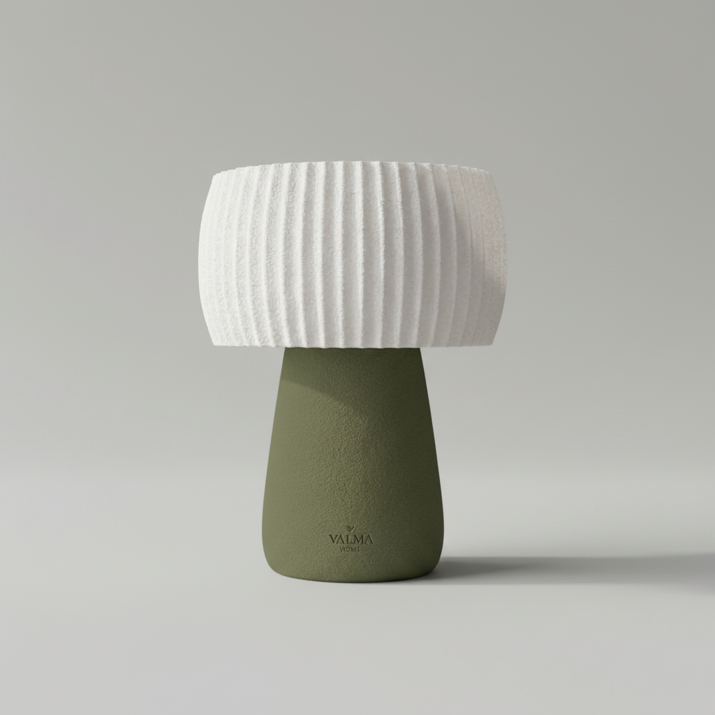 Lámpara de Mesa Nikkō — detalle de la textura