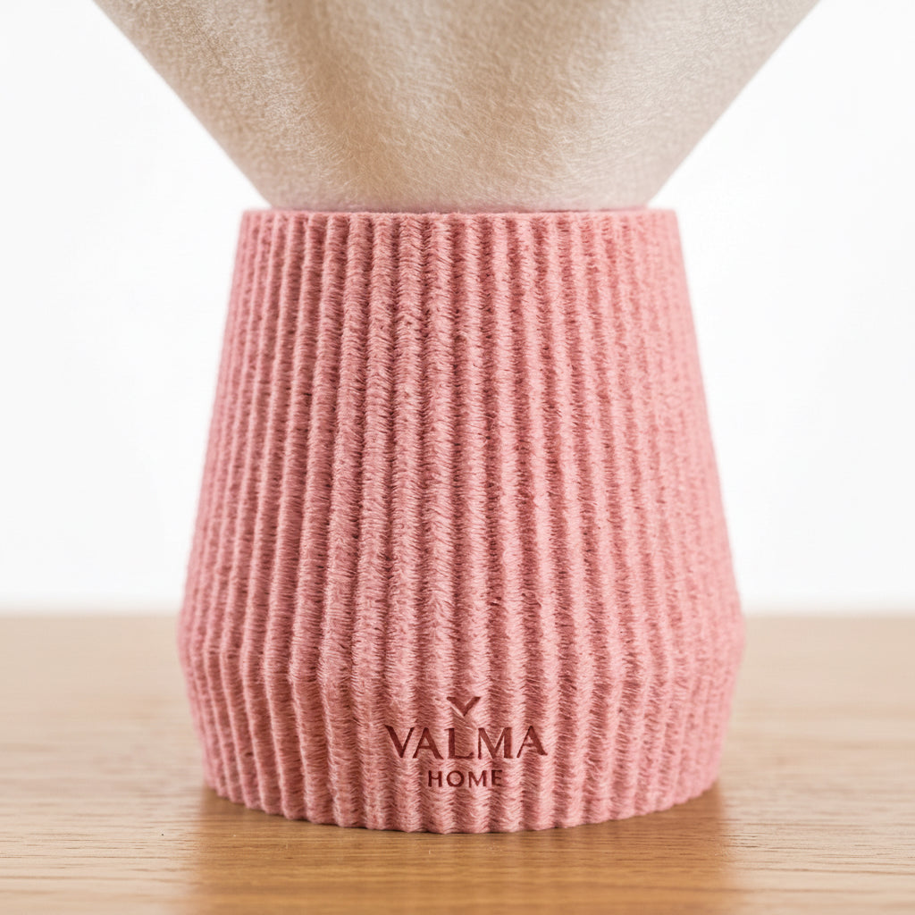 Lámpara de Mesa Oboro — detalle de la textura