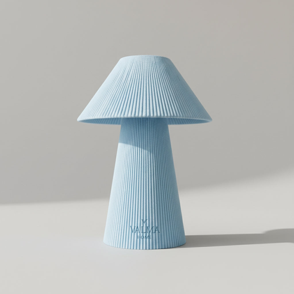 Lámpara de Mesa Senkō — detalle de la textura