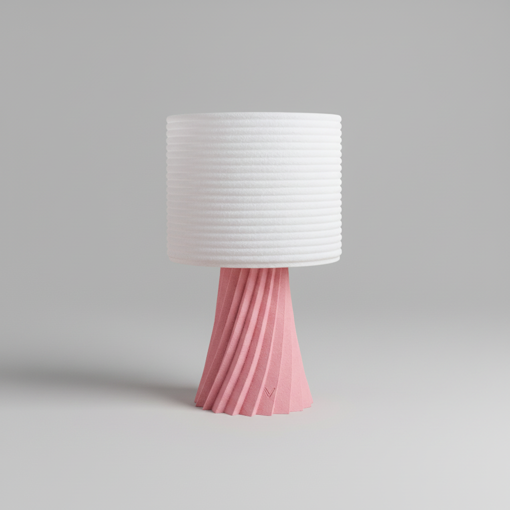 Lámpara de Mesa Yūgen — iluminada en un salón